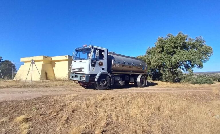 Las cisternas de la Diputación de Guadalajara reparten en lo que va de año 2.764 m3 de agua a 34 pueblos