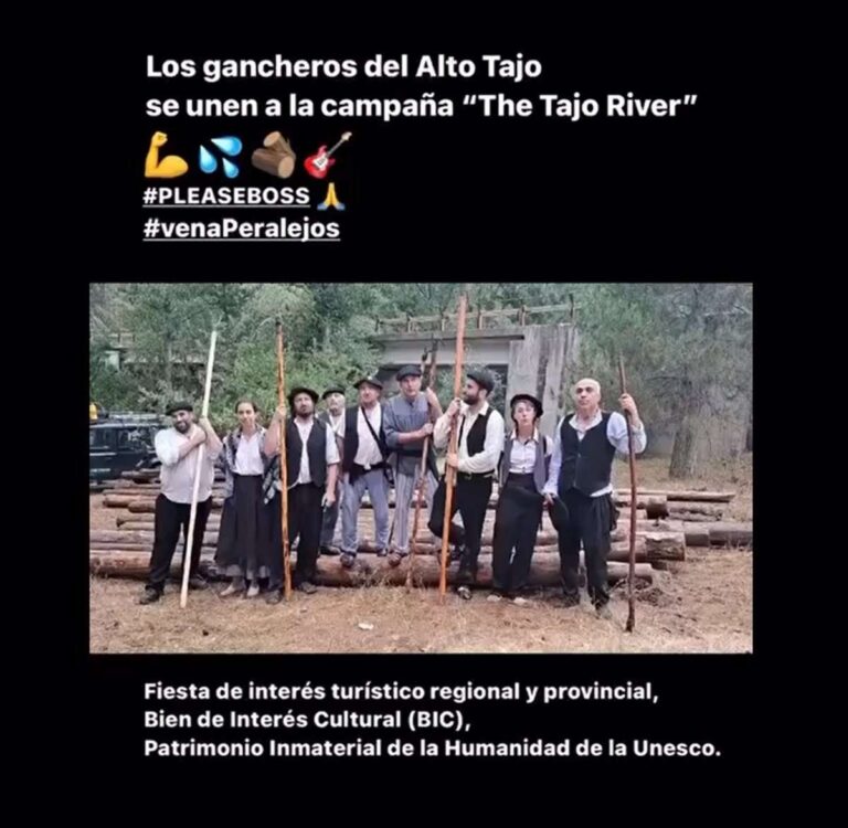Gancheros Alto Tajo se suman a la 'marea' de peticiones para que Springsteen cante 'The River' en Peralejos