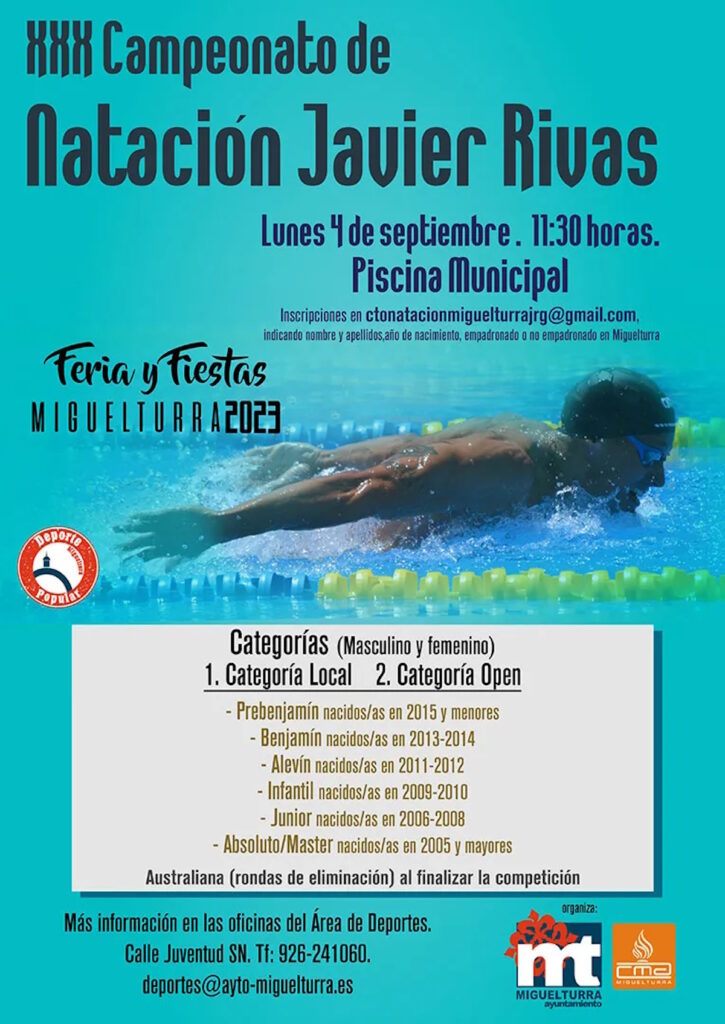 campeonato natacion javier rivas ciudad real