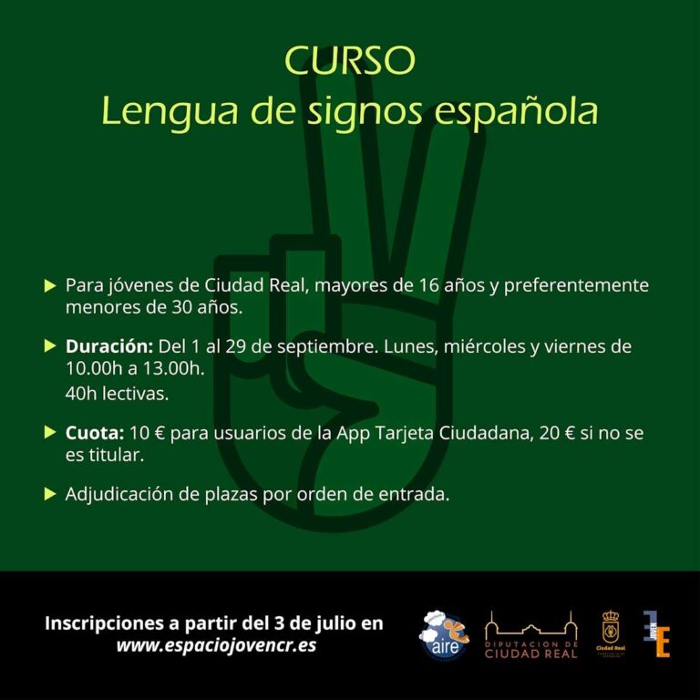 curso lengua signos espanola en ciudad real