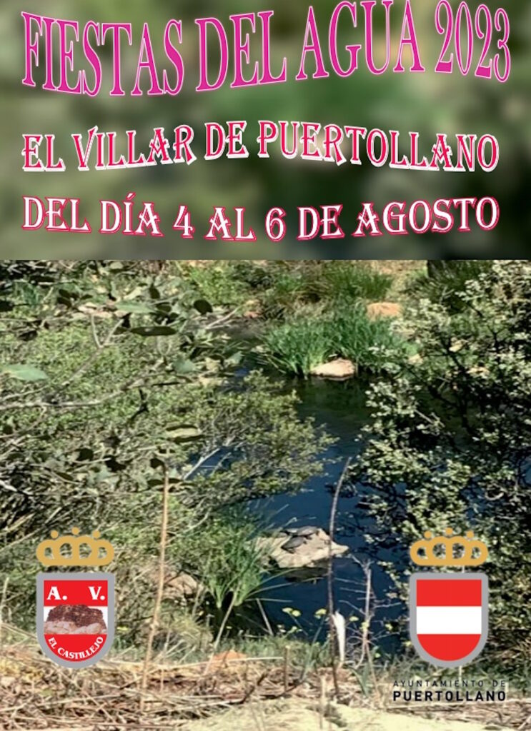 fiestas del agua el villar de puertollano