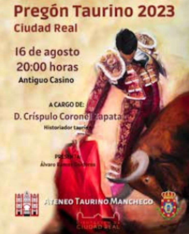 pregon taurino ciudad real 2023