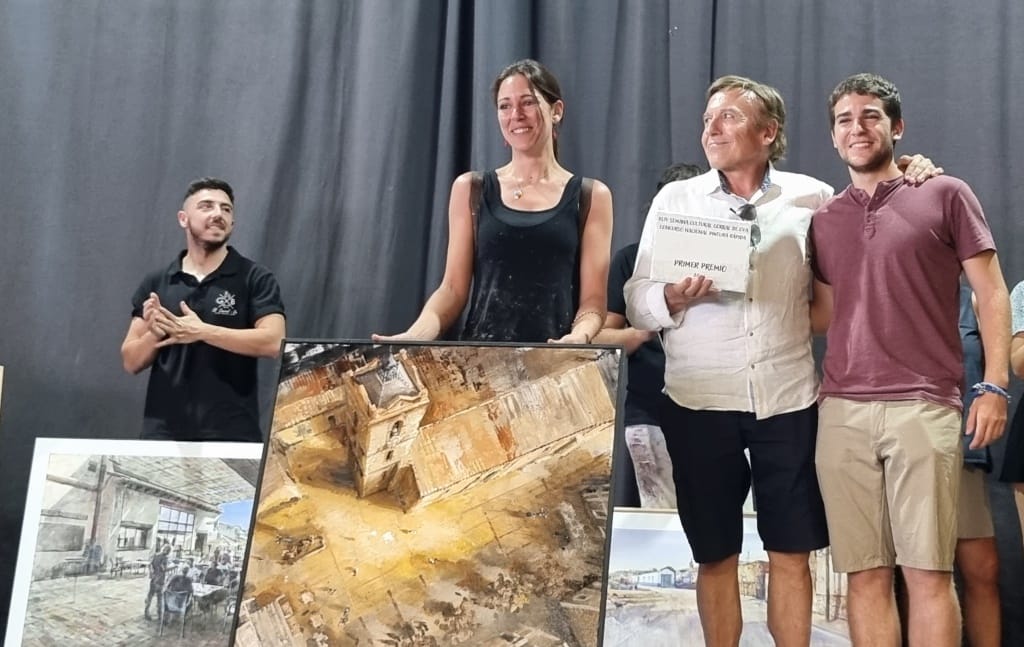 Veintitrés artistas de cuatro comunidades autónomas diferentes participaron en el XVII concurso de pintura rápida de Corral de Calatrava 1