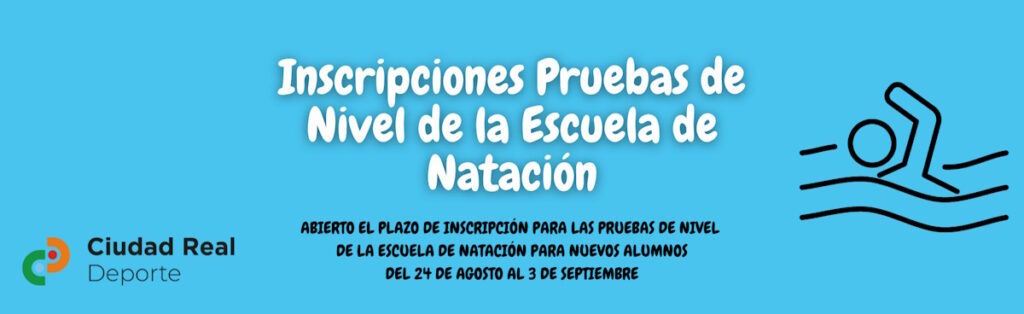 pruebas nivel natacion cursos ciudad real