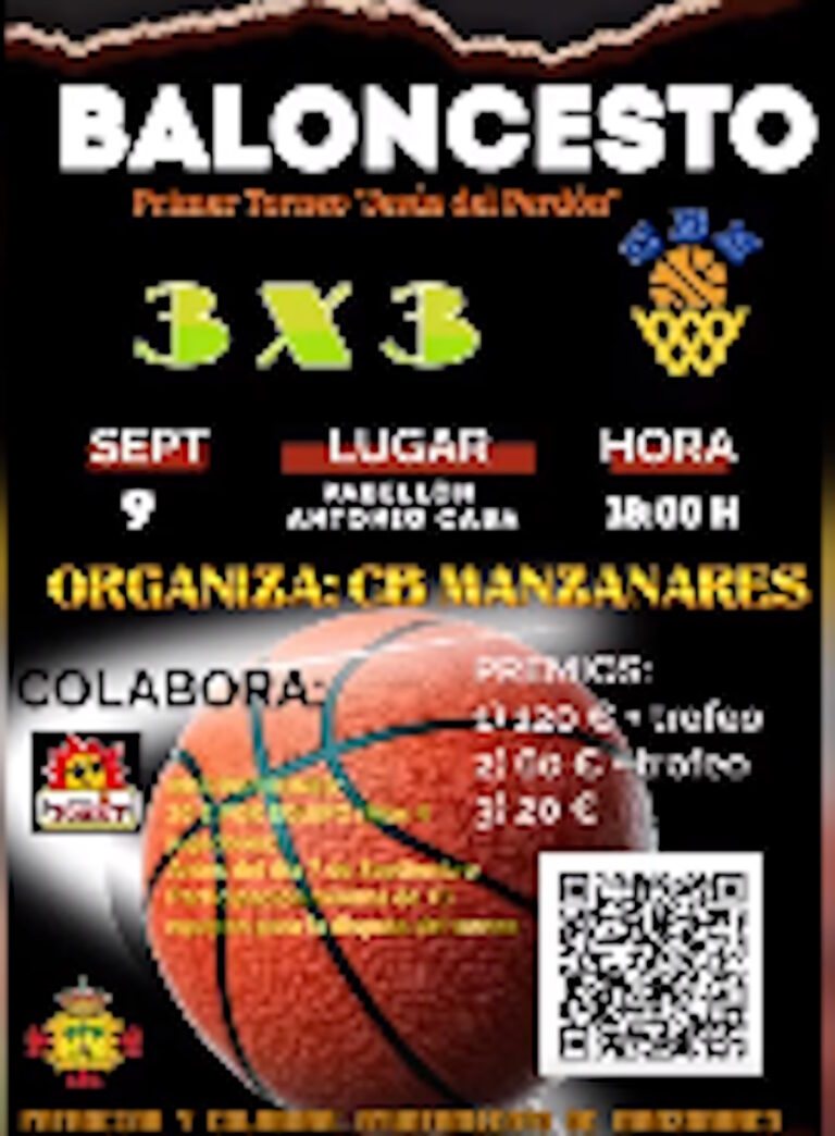 torneo baloncesto 3x3 manzanares