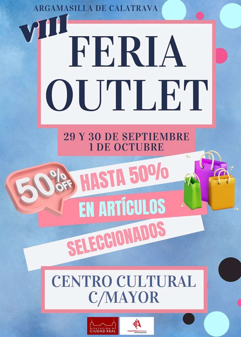 Abierto el plazo de solicitud para participar en la VIII Feria Outlet de Argamasilla de Calatrava