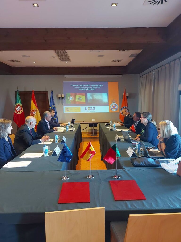 España y Portugal reafirman desde Toledo su compromiso con la cooperación bilateral en materia de Protección Civil