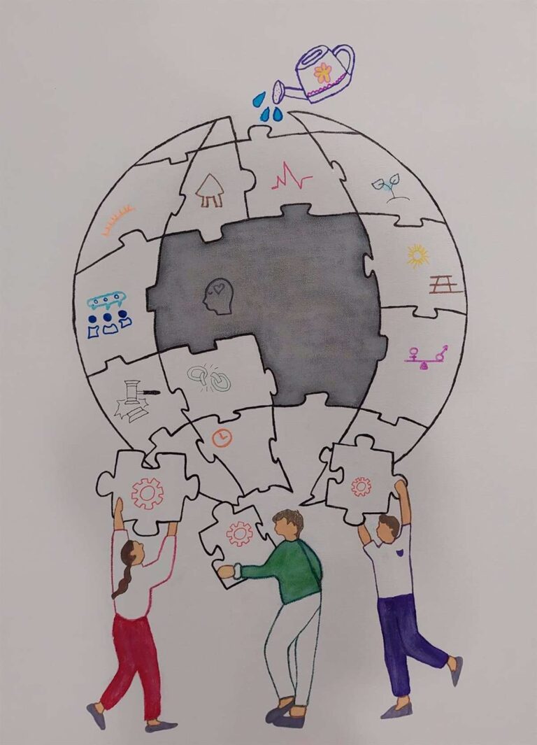 El cuadro de Remedios García Ruano ilustrará el cartel conmemorativo del Día Mundial de la Salud Mental en C-LM