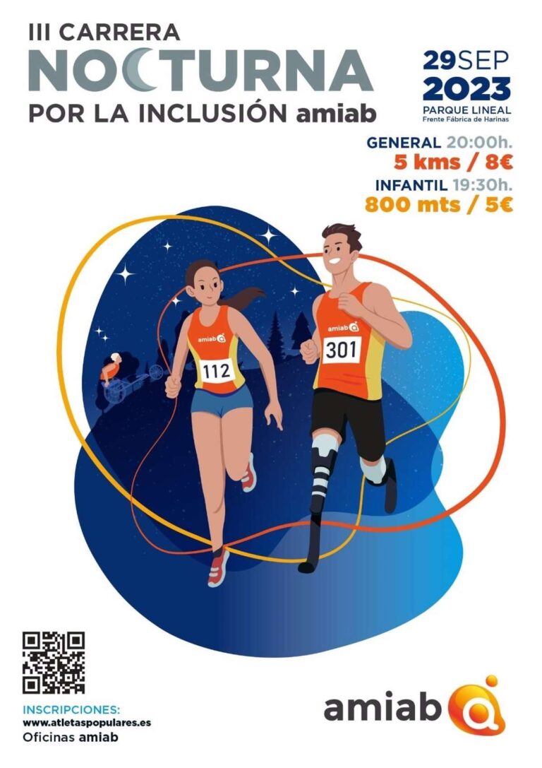 Albacete acoge este viernes la III Carrera Nocturna en el Parque Lineal organizada por Amiab