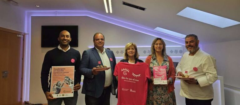 Marea rosa de apoyo en la lucha del cáncer este sábado en Guadalajara con una marcha que lleva ya 2.000 inscripciones