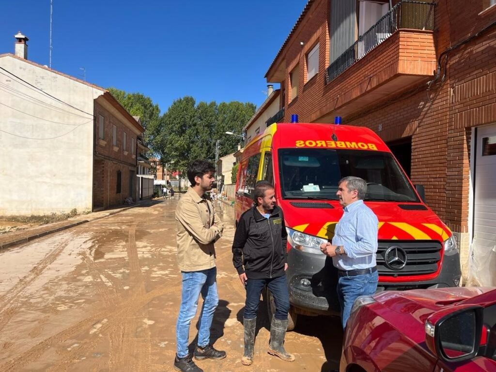 Los bomberos de la Diputación de Cuenca han llevado a cabo 21 intervenciones en el municipio de Iniesta por la riada
