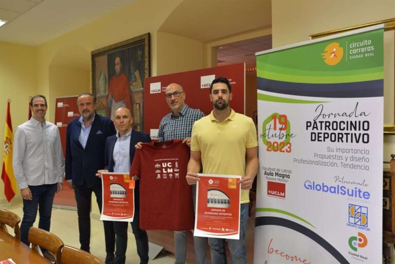 UCLM y el Circuito de Carreras Populares celebrarán el 19 de octubre en Ciudad Real una jornada de patrocinio deportivo