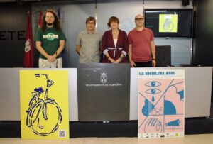 Albacete acoge desde este miércoles el proyecto de arte contemporáneo 'La Bicicleta Azul' en diferentes localizaciones