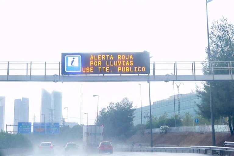 Aemet retira las alertas naranjas del centro peninsular y pasa a nivel amarillo por lluvias y viento