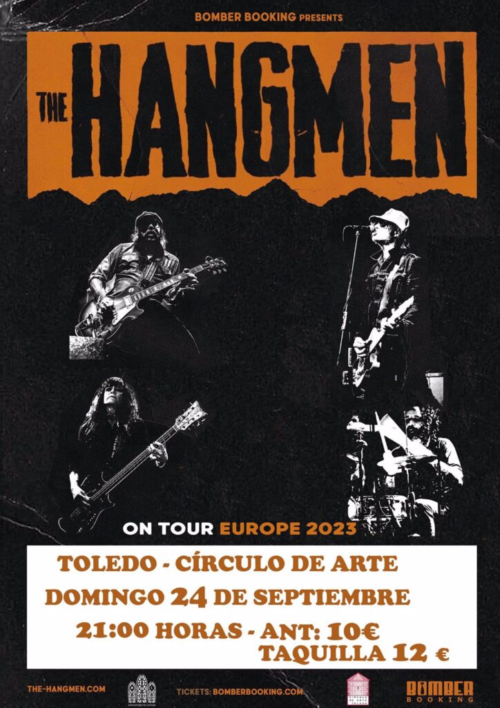 La banda estadounidense de rock The Hangmen hace una parada este domingo en Toledo dentro de su gira europea