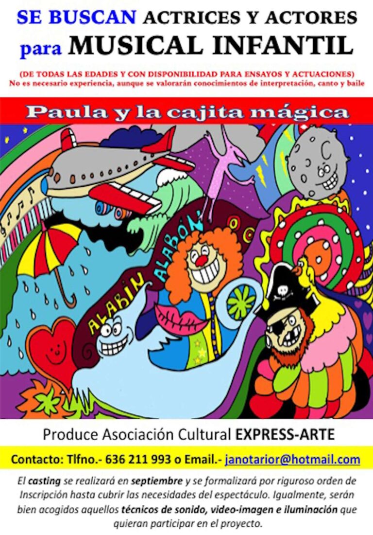 actores actrices musical infantil miguelturra