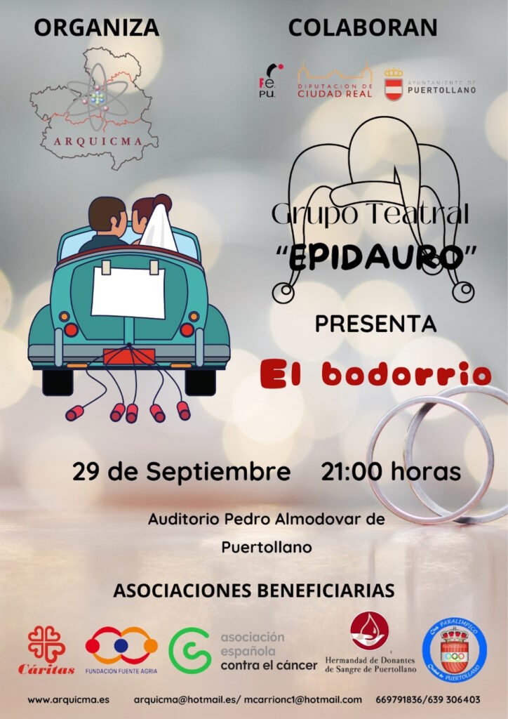 comedia el bodorrio en puertollano arquicma