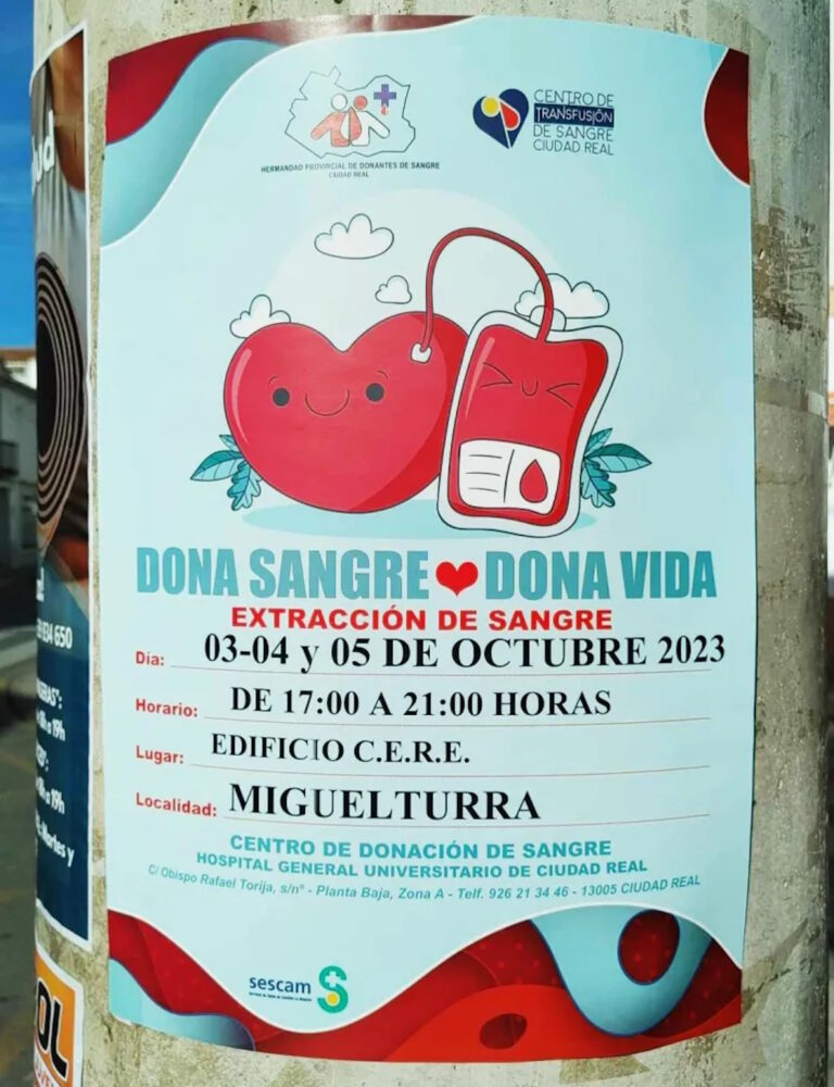 jornadas de donacion de sangre miguelturra