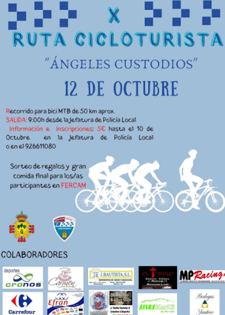 ruta cicloturista angeles custodios manzanares