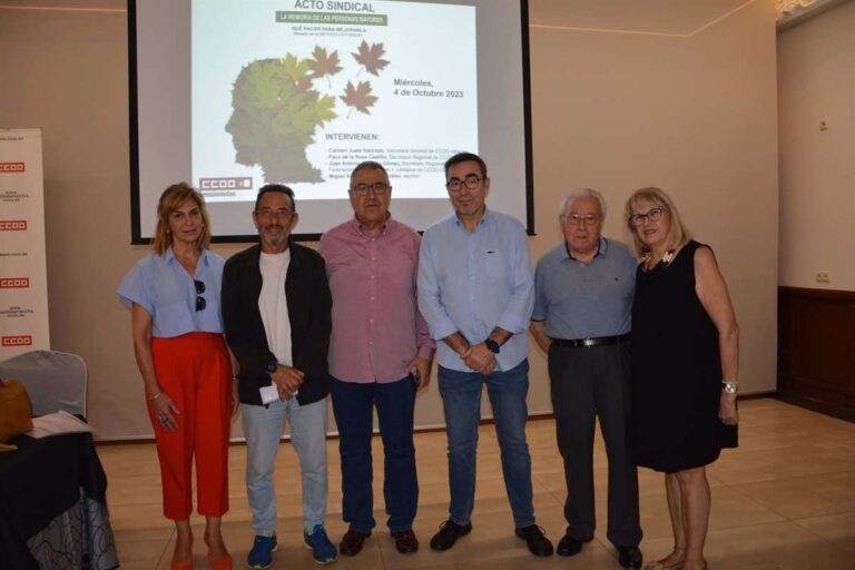 CCOO reclama políticas públicas para fomentar el envejecimiento activo de los mayores, el 20% de la población de CLM