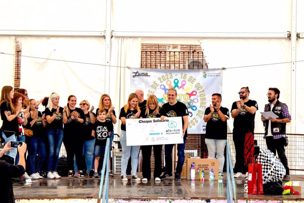 La iniciativa 'MotoVSCáncer' recauda 8.500 euros para la Asociación de Familias de Niños con Cáncer de C-LM