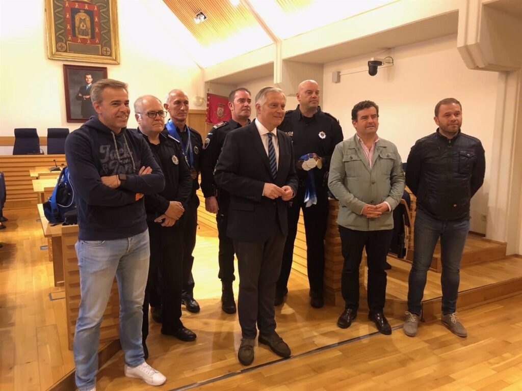 Ciudad Real reconoce los éxitos deportivos de sus policías premiados en los campeonatos europeos de cuerpos policiales