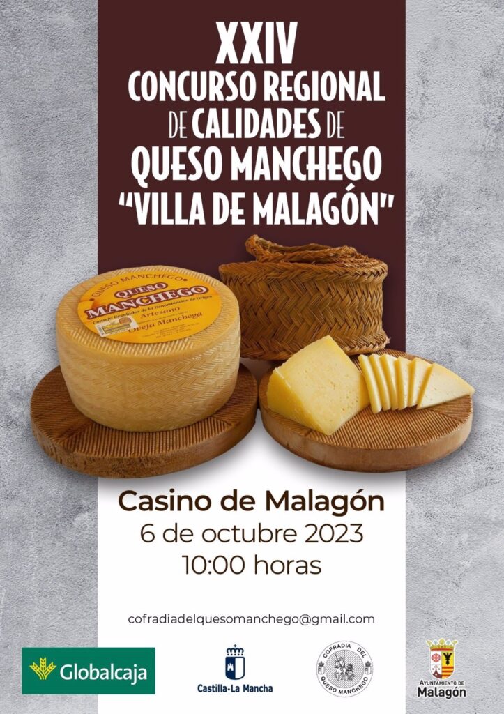 Hasta medio centenar de quesos se disputan el título de mejor de La Mancha el viernes en Malagón (Ciudad Real)