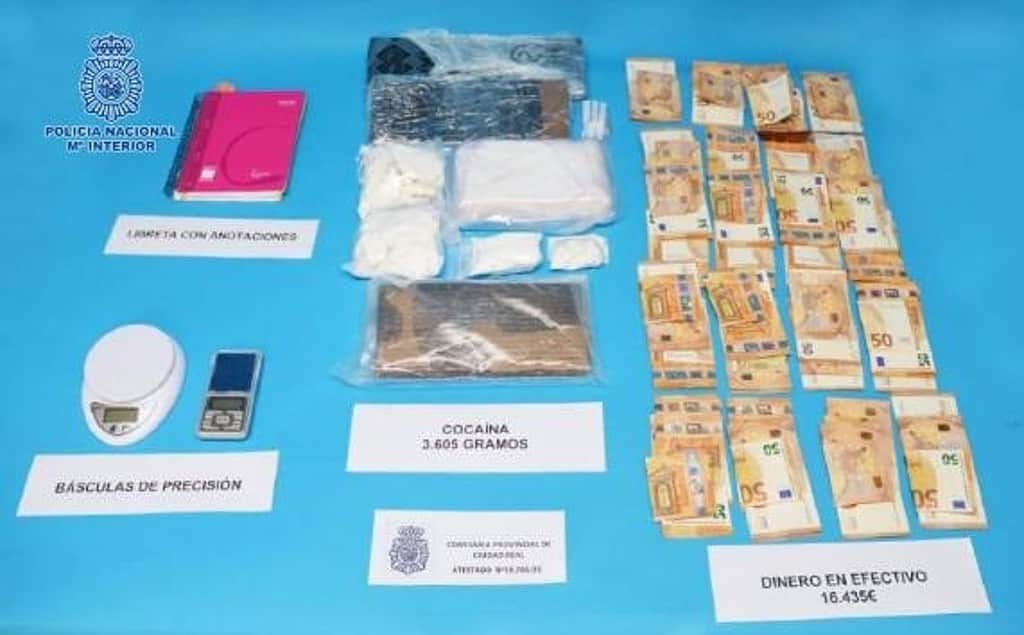 Cae una red criminal que distribuía cocaína en la provincia  de Ciudad Real oculta en vehículos "caleteados"