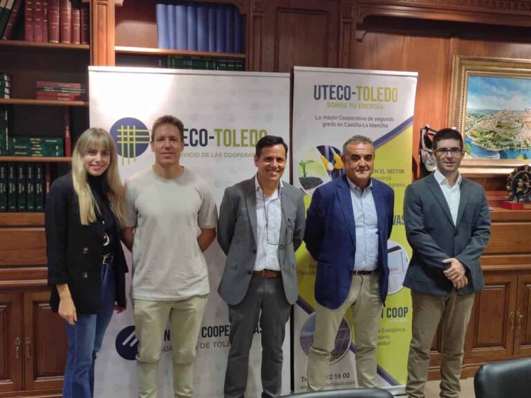 Nortegas, Ibenergi, y Uteco-Toledo firman un acuerdo para fomentar la economía local y contribuir a la descarbonización