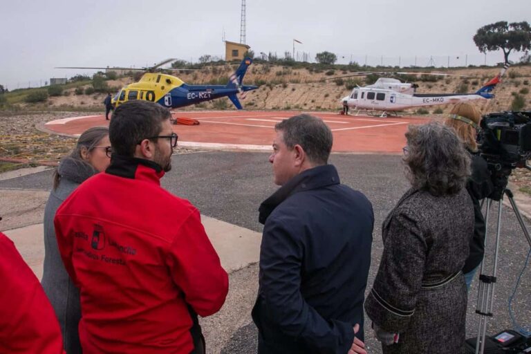 C-LM destinará más de 80 millones a renovar los medios aéreos de extinción de incendios forestales del Infocam