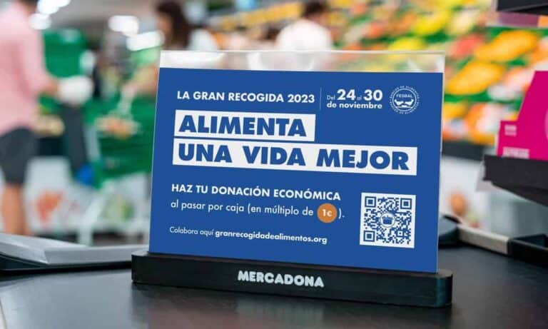 Las 74 tiendas que Mercadona tiene en C-LM participan en la Gran Recogida de Alimentos que arranca este viernes