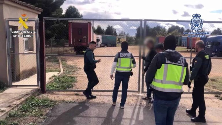 Desmantelan organización de tráfico de drogas con base en Albacete e incautan 4 toneladas de hachís
