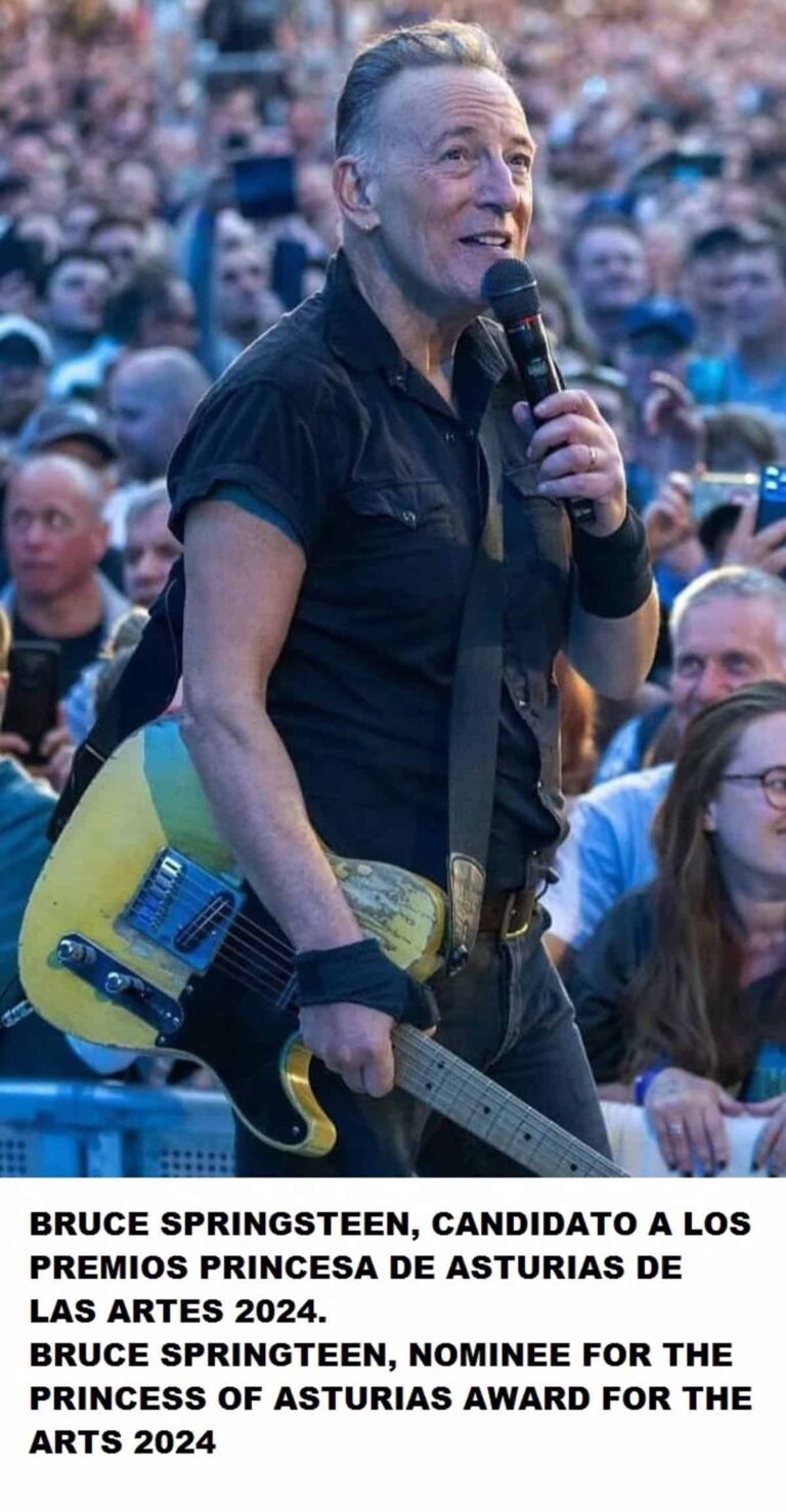 Peralejos (Guadalajara) vuelve a presentar la candidatura de Bruce Springsteen al Premio Princesa de Asturias