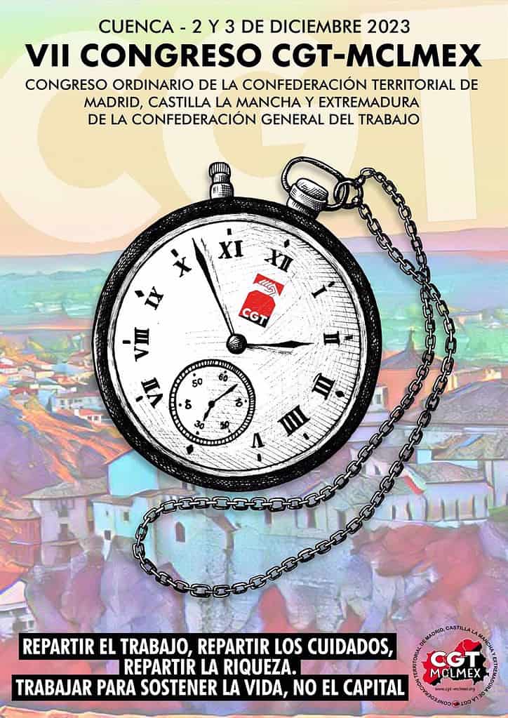 La CGT de Madrid, C-LM y Extremadura celebra este fin de semana en Cuenca su VII Congreso Ordinario