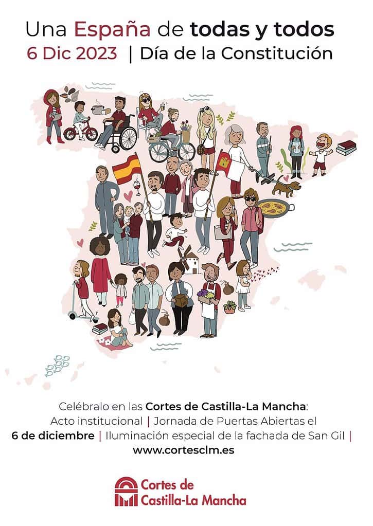 El Parlamento de C-LM lanza una campaña de defensa de la Constitución con el lema 'Una España de todas y todos'