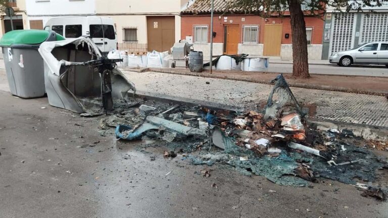 Detenido el autor de la quema de doce contenedores en Alcázar de San Juan