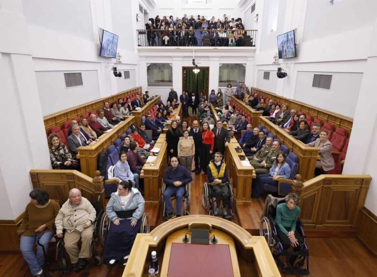 Personas con discapacidad reclaman inclusión educativa y profesional en el pleno Social de las Cortes de C-LM