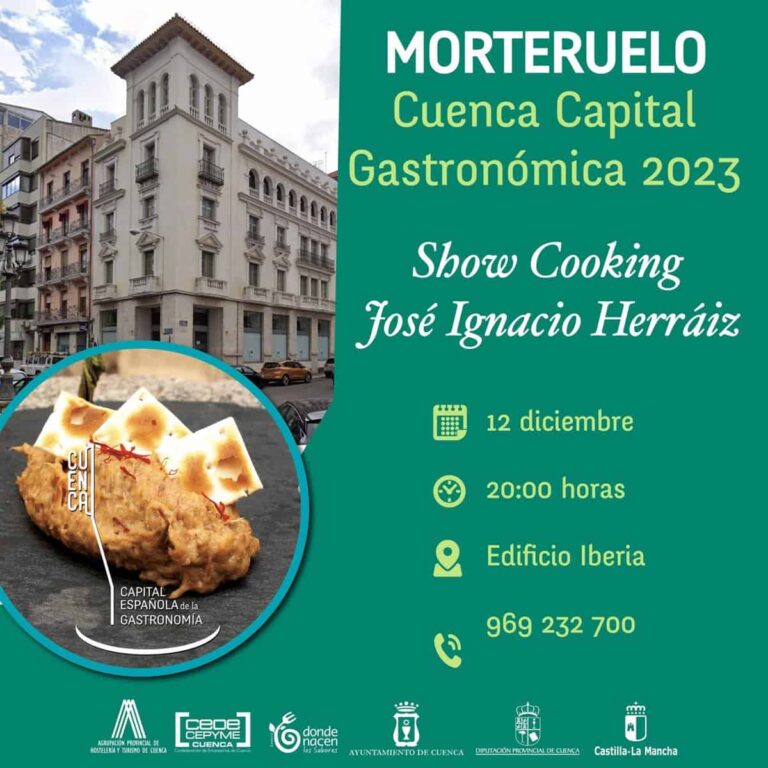Cuenca celebra este martes su Capitalidad Gastronómica con showcooking de morteruelo y visitas a la Cuenca Subterránea