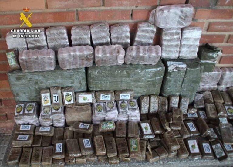 Cae un grupo criminal en Santa Cruz de Mudela que distribuía grandes cantidades de hachís en Ciudad Real