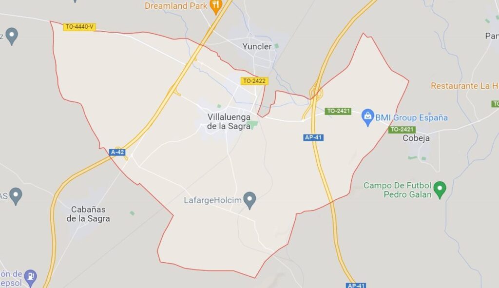 Fallecen dos personas tras un choque frontal entre dos vehículos en Villaluenga de la Sagra (Toledo)