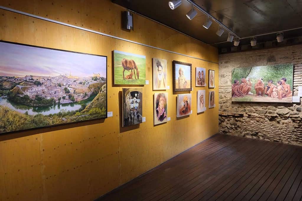 Las Cuevas de Hércules de Toledo reciben hasta el 13 de enero la última exposición de 2023 del pintor César González