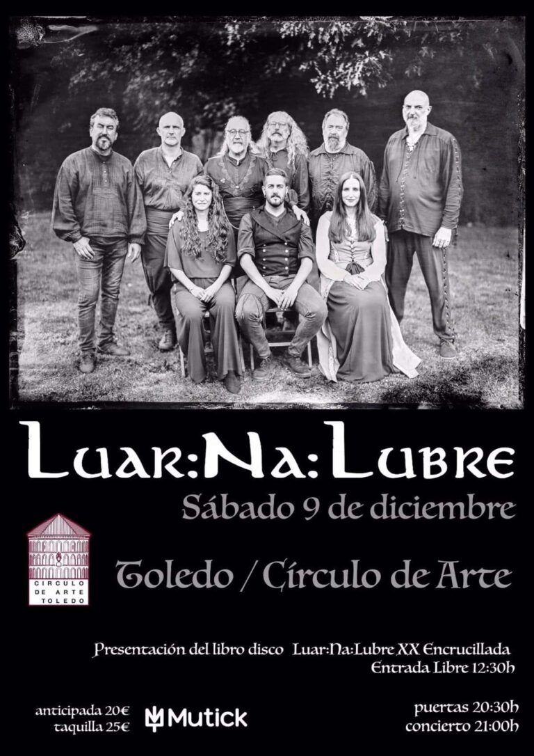 Luar Na Lubre presenta este sábado en Toledo su librodisco 'Luar Na Lubre XX. Encrucillada'