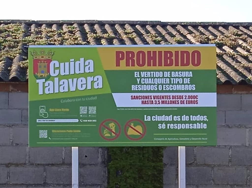 Talavera extiende su campaña 'Ciuda Talavera' a los espacios rurales tras limpiar "los vertederos ilegales"