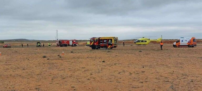 El Servicio de Emergencias 112 participa en el segundo simulacro general del aeropuerto de Ciudad Real
