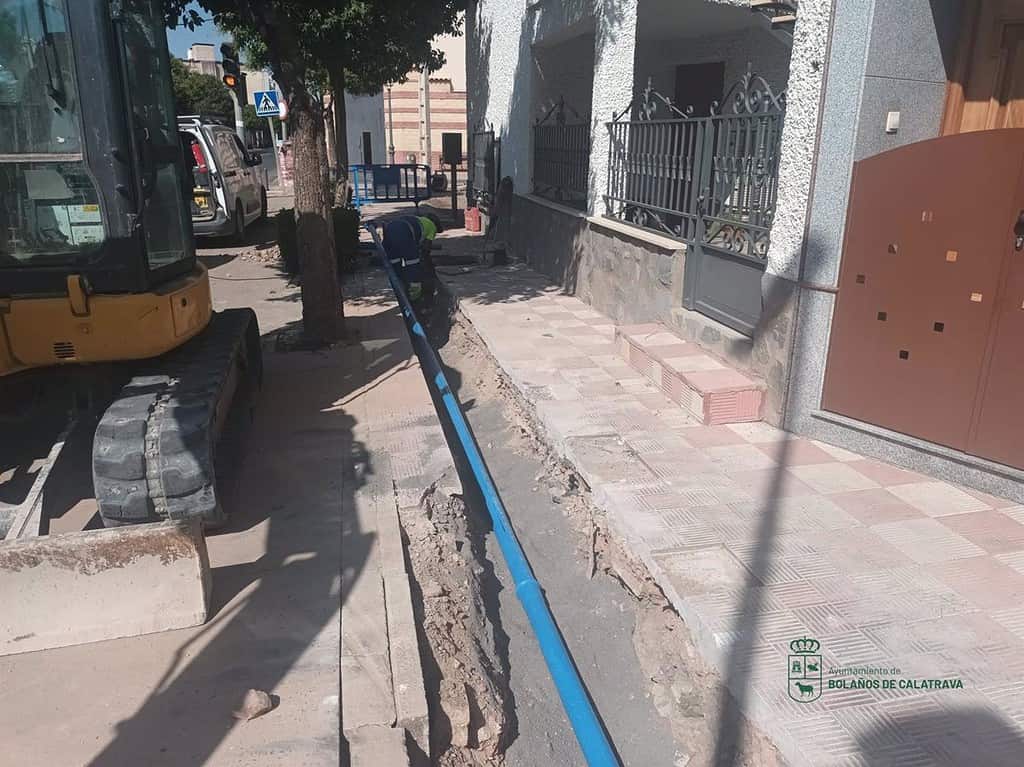 Bolaños solicita 270.000 euros a la Diputación de Ciudad Real para seguir remodelando la red de abastecimiento de agua