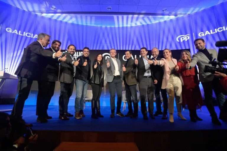Líderes autonómicos del PP, Núñez entre ellos, acusan a Sánchez de "crear muros" en España con sus acuerdos con Junts