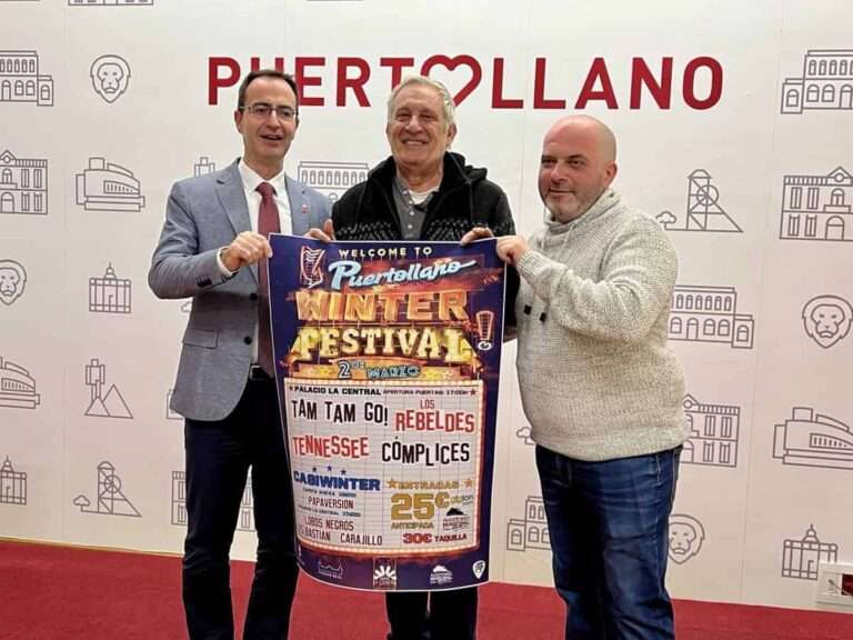 Los Rebeldes, Tennessee, Cómplices y Tam Tam Go, en el cartel del Puertollano Winter Festival del 2 de marzo