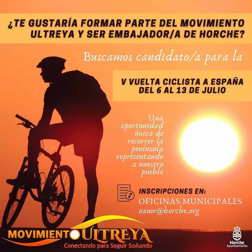 Horche (Guadalajara) busca embajador entre sus habitantes que le represente en una vuelta ciclista a España