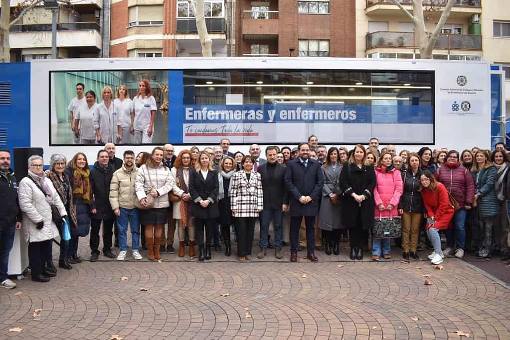 La 'Ruta Enfermera' para acercar los cuidados en salud a la ciudadanía inicia en Albacete su recorrido regional