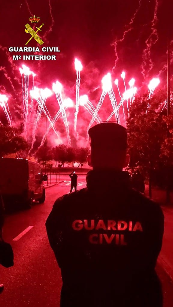 Guardia Civil interviene más de 9.000 unidades de artificios pirotécnicos en establecimientos de Guadalajara
